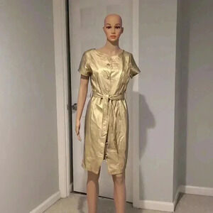 Venti 6 gold Italian dress